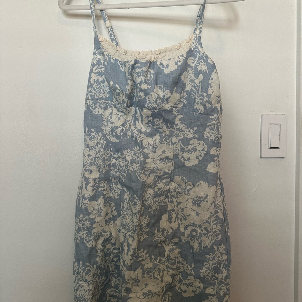 Reformation Parker linen mini dress